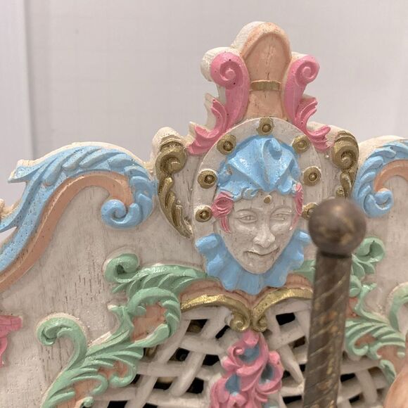 Willitts  Vintage 1987 Carousel Musical Porcelain Horse Tune As Time Goes By - Picture 17 of 17